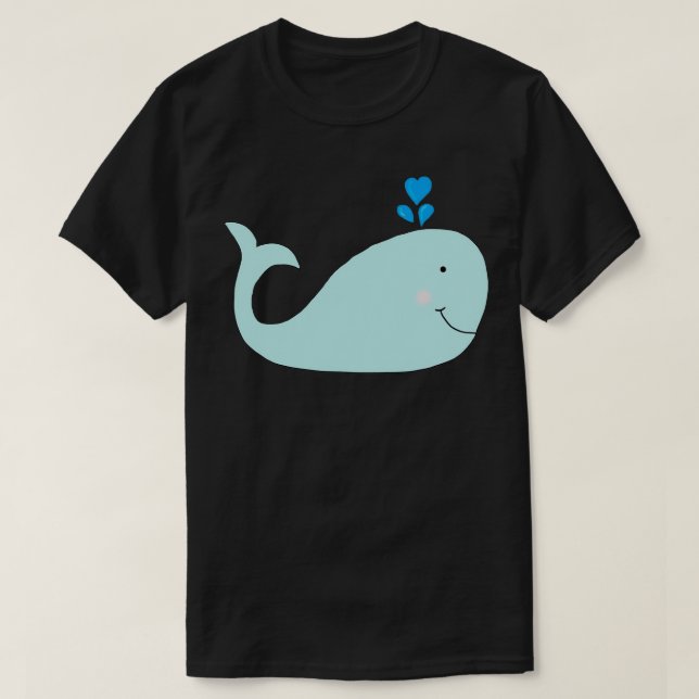 Whale with love T-Shirt (Design Front)