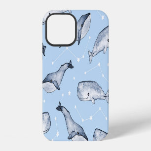 Whale Wonders: Watercolor Starry Sky iPhone 12 Case