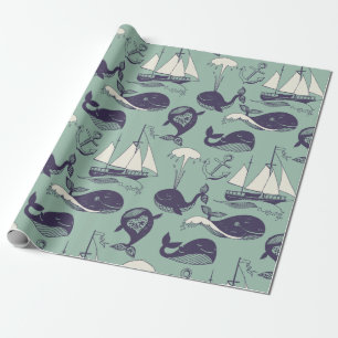 Whale Wrapping Paper