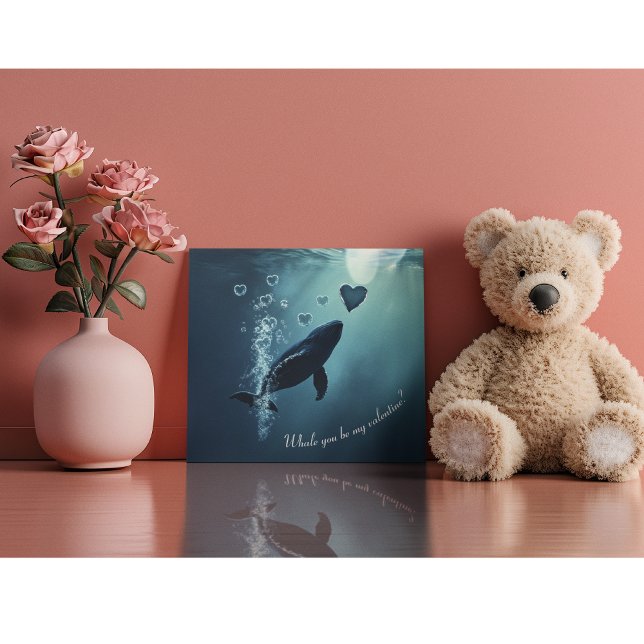 whale you be my valentine holiday card (Creator Uploaded)