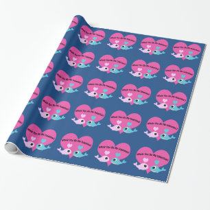 Whale You Be My Valentine? Wrapping Paper