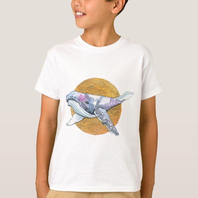 Whales Float T-Shirt (Front)