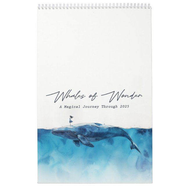 Whales of Wonder 2025 Calendar (Cover)