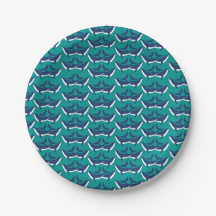 Whales Sea Animal Green Ocean Marine Mammal Paper Plate