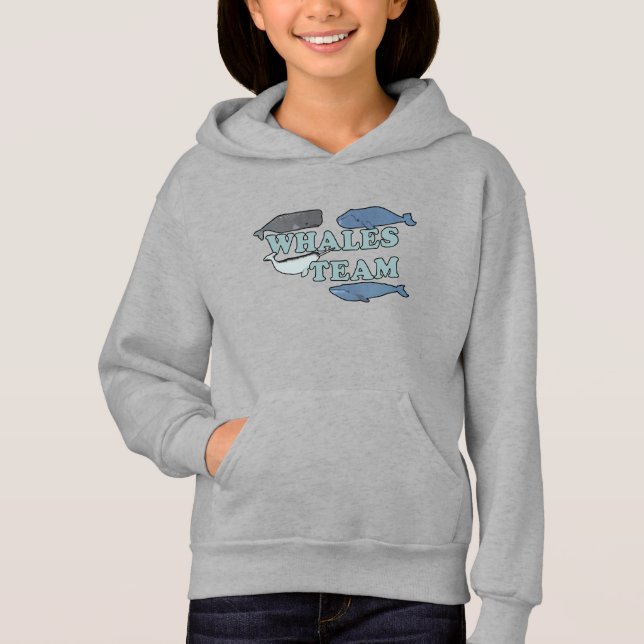 Whales Team Environmental Whale Lover Kids (Front)