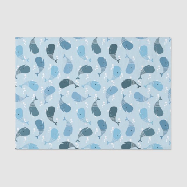 Whales Tissue Paper (Front)