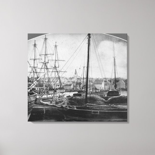 Whaling Port, New Bedford Canvas Print (Front)