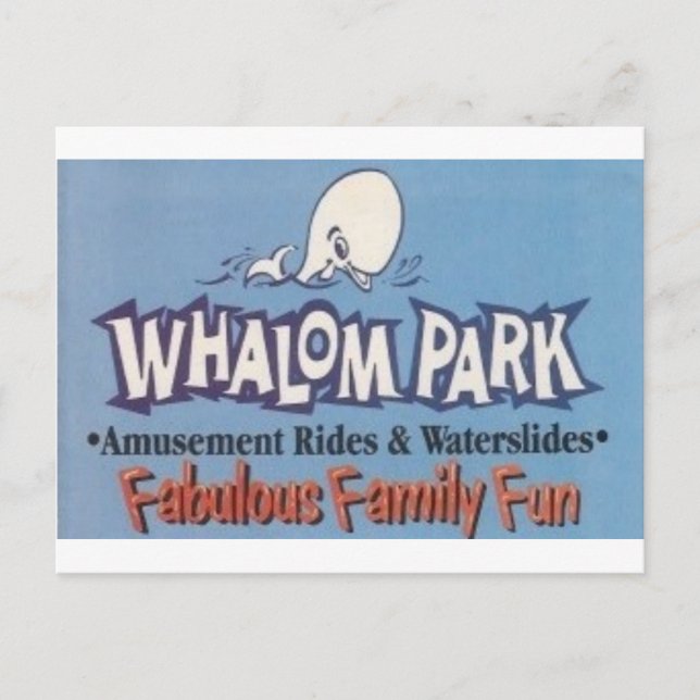 Whalom Park Amusement Park (Lunenburg, MA) Postcard (Front)