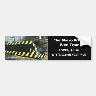 Wham Bam Tram Bumper Sticker