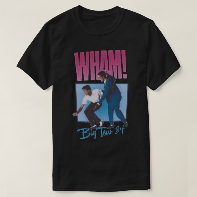 Wham! Big Tour &x27;84 Classic T-Shirt (Design Front)