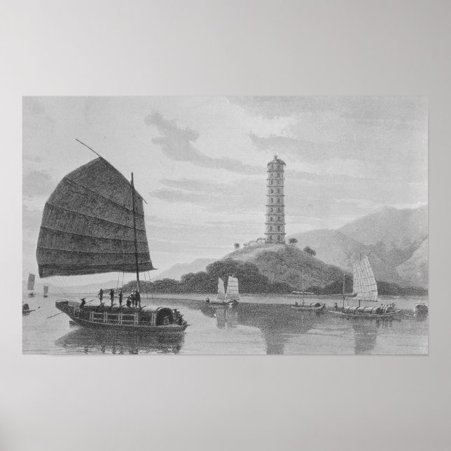 Whampoa Pagoda, 1810 Poster (Front)