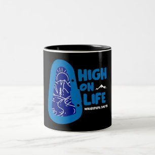 Wharepapa South Alpinism New Zealand Two-Tone Coffee Mug