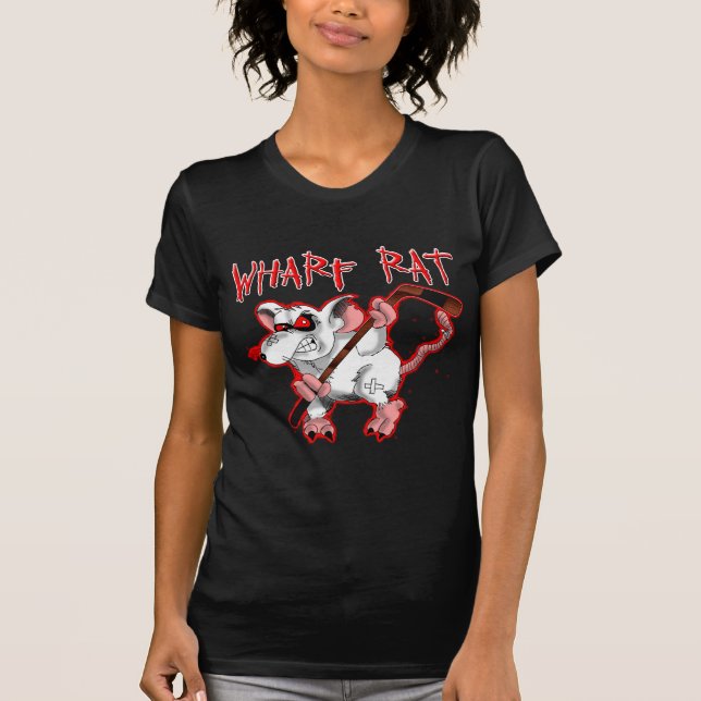 Wharf Rat Cartoon Mascot T-Shirt (Front)