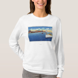Wharf Scene Showing the Skipper Ship T-Shirt