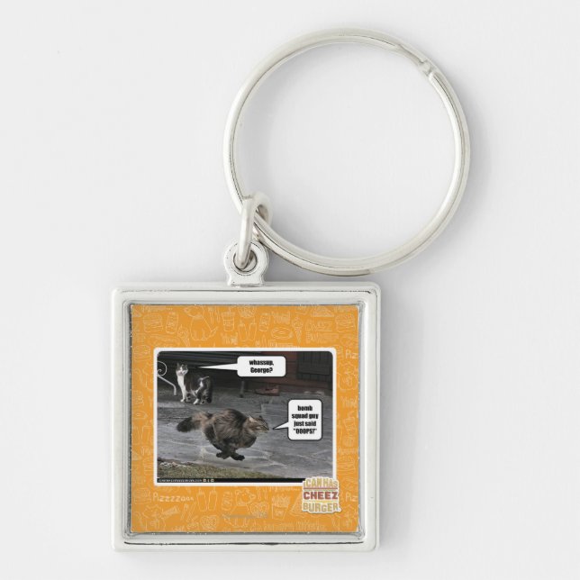 whassup, George? Key Ring (Front)