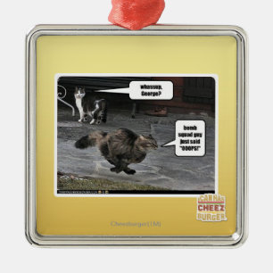 whassup, George? Metal Tree Decoration