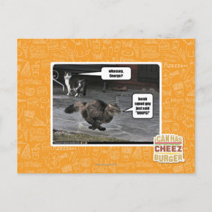 whassup, George? Postcard