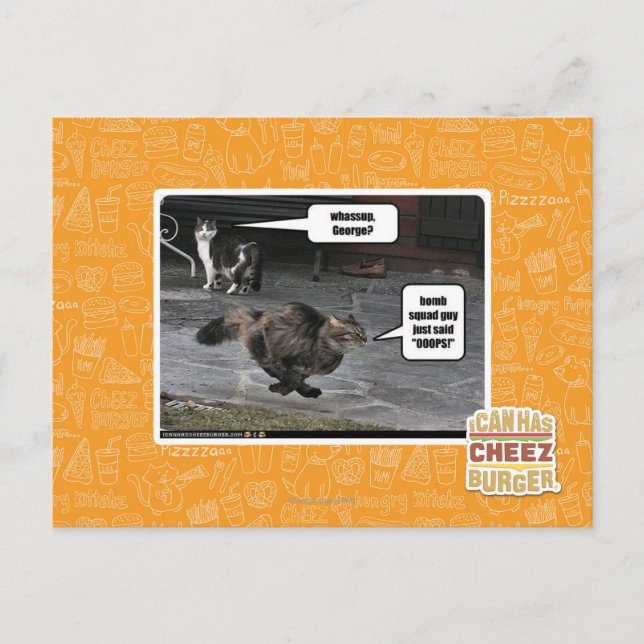 whassup, George? Postcard (Front)