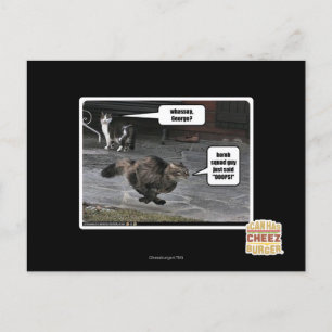whassup, George? Postcard