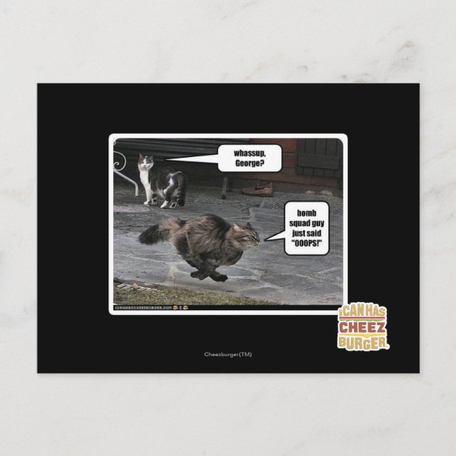 whassup, George? Postcard (Front)