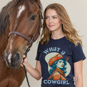 What A Cowgirl Vintage Coquette T-Shirt