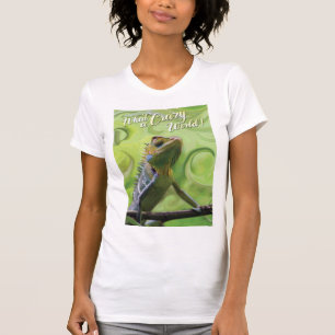What a Crazy World - A special Lizard T-Shirt