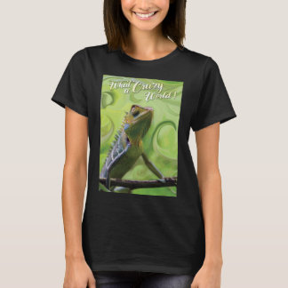 What a Crazy World - A special Lizard T-Shirt