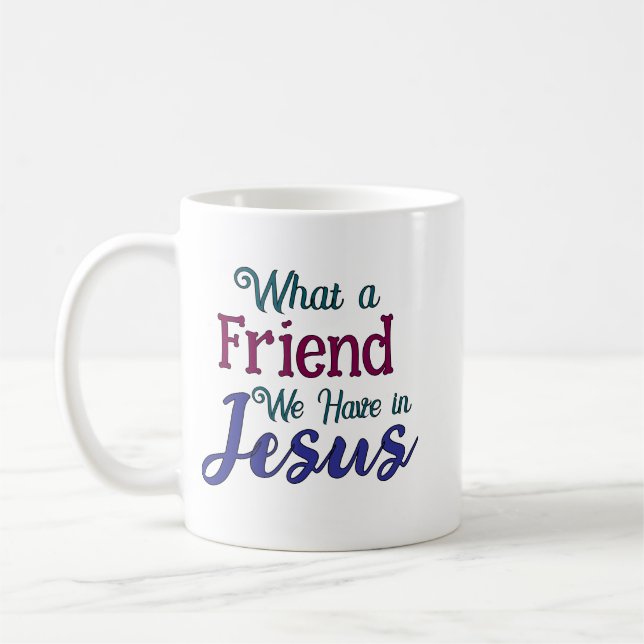 What A Friend Coffee Mug (Left)
