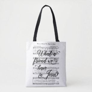 What a Friend We have in Jesus, Hymn Tote Bag