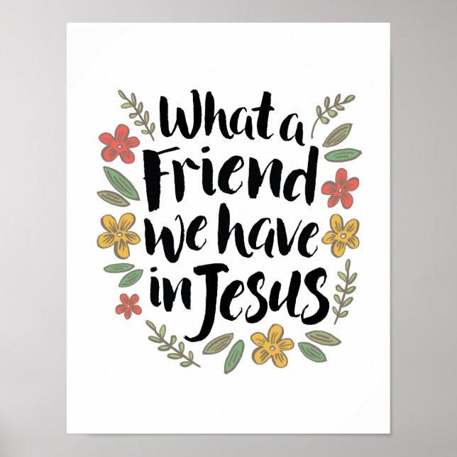 What a Friend we have in Jesus Print (Front)