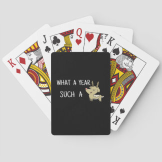 What A Fun Deer Moment Retro Style  Playing Cards