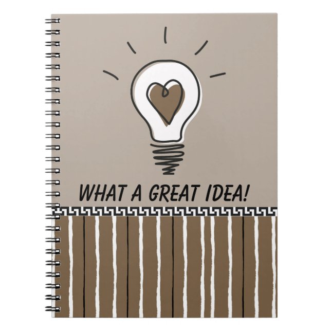 What A Great Idea! - Notebook (Front)