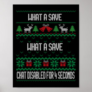 What A Save Chat Disabled Vintage Retro Rocket Soc Poster