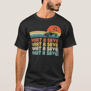What a save Vintage Retro Rocket Soccer Car League T-Shirt