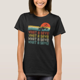 What A Save Vintage Retro Rocket Soccer Car T-Shirt