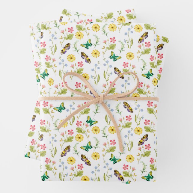 What a Wonderful Spring World Wrapping Paper Sheet (In situ)