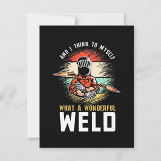 What A Wonderful Weld Thank You Card