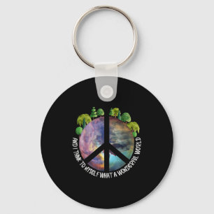 What A Wonderful World  Key Ring