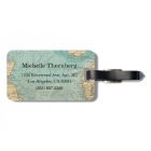 What A Wonderful World Luggage Tag - Vintage Map