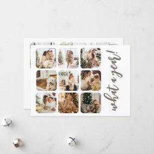 What a Year 12 Photo and Text Personalised Holiday Card