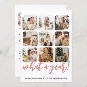 What a Year 12 Photo and Text Personalised Holiday Card