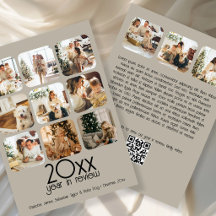 What a Year 12 Photo Text QR Code Personalised