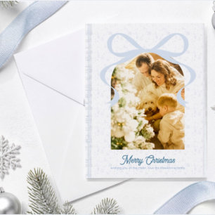 What A Year Christmas Photo Card, Winter Toile Holiday Card