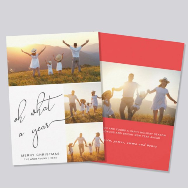 What a Year Merry Christmas New Year Photo Holiday (Creator Uploaded)