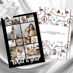 What a Year What Fun Photo Christmas Personalised Holiday Card
