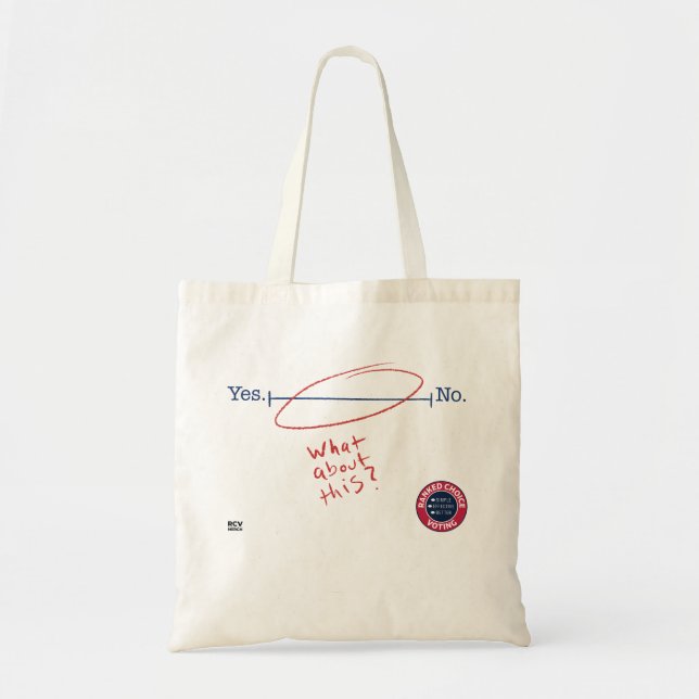 What about this? Ranked Choice Voting Tote Bag (Front)
