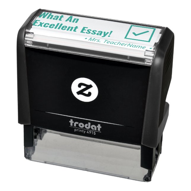 "What An Excellent Essay!" Tutor Rubber Stamp (Product)