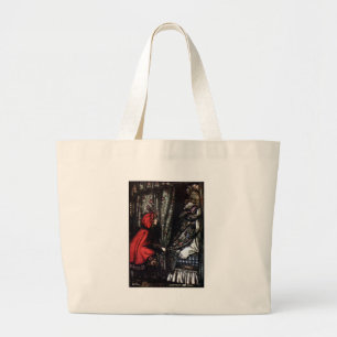 What Big Teeth You Have Large Tote Bag