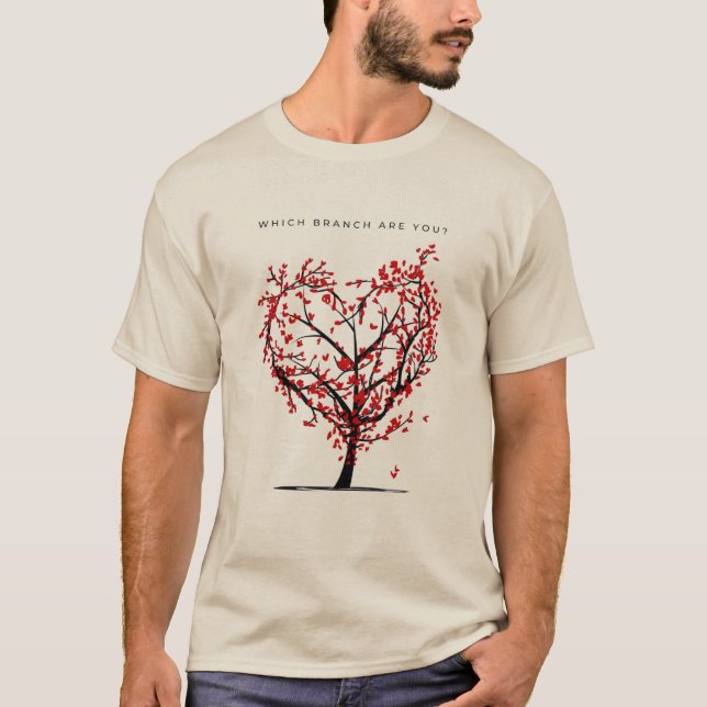 What Branch Are You?” Custom Family Tree T-Shirt (Front)