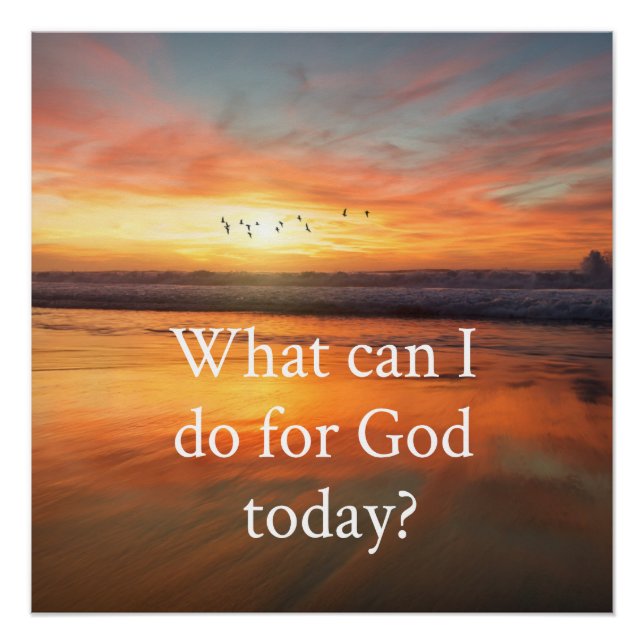 What Can I do for God? Poster (Front)
